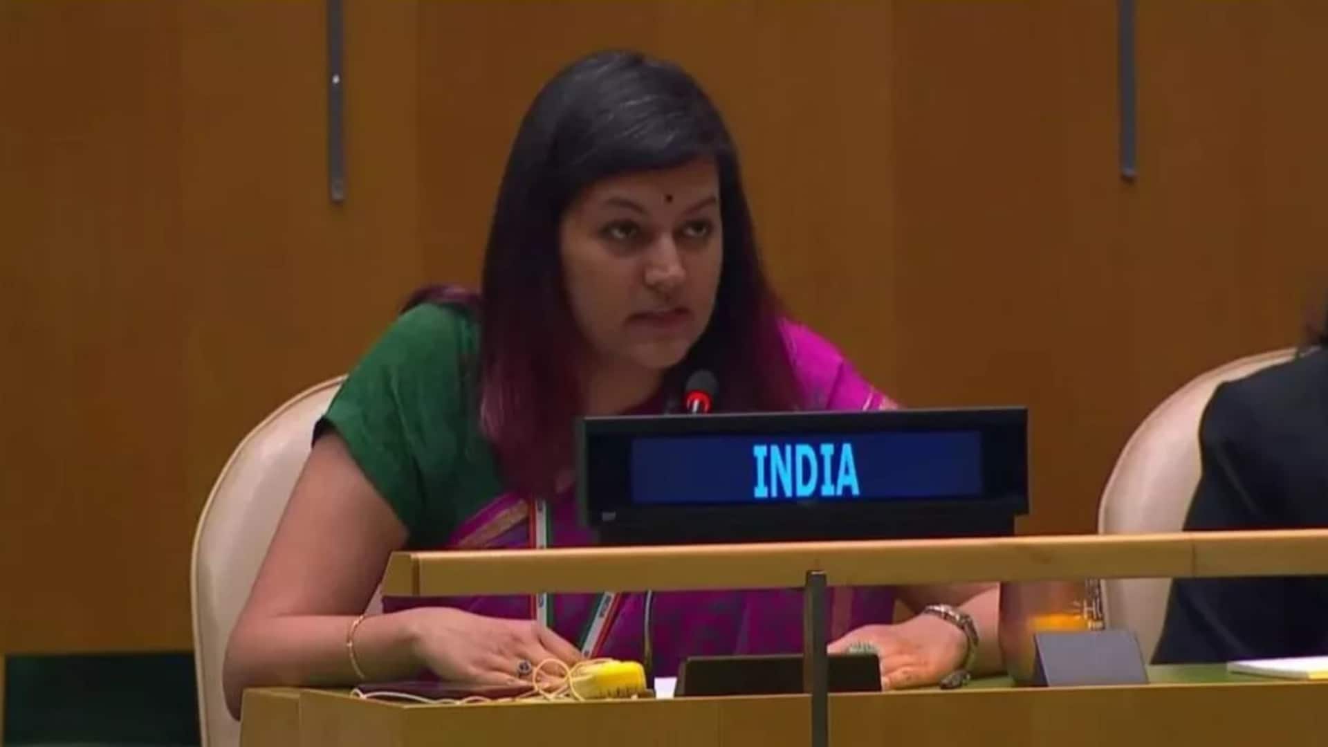UN में भारत ने पाकिस्तान से कहा- आतंकी ठिकाने बंद करे, परमाणु धमकी नहीं चलेगी