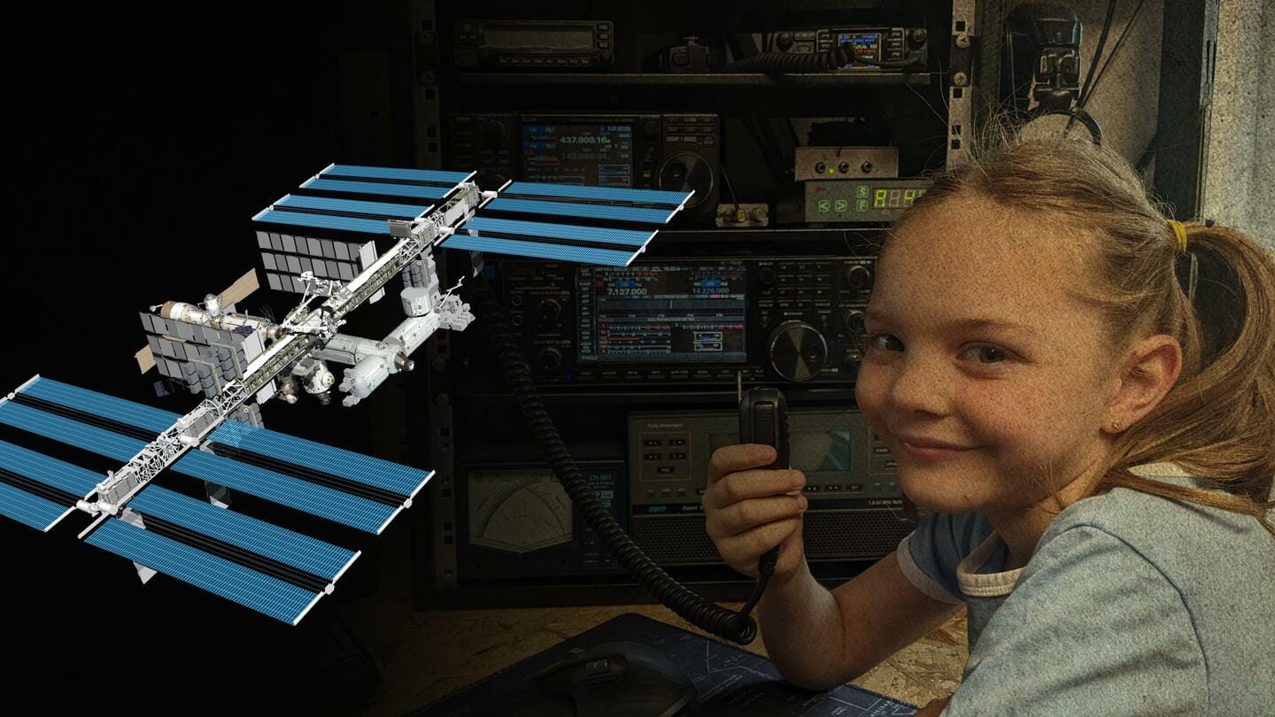 8 साल की बच्ची ने हैम रेडियो से की अंतरिक्ष यात्री से बात, ऑडियो वायरल