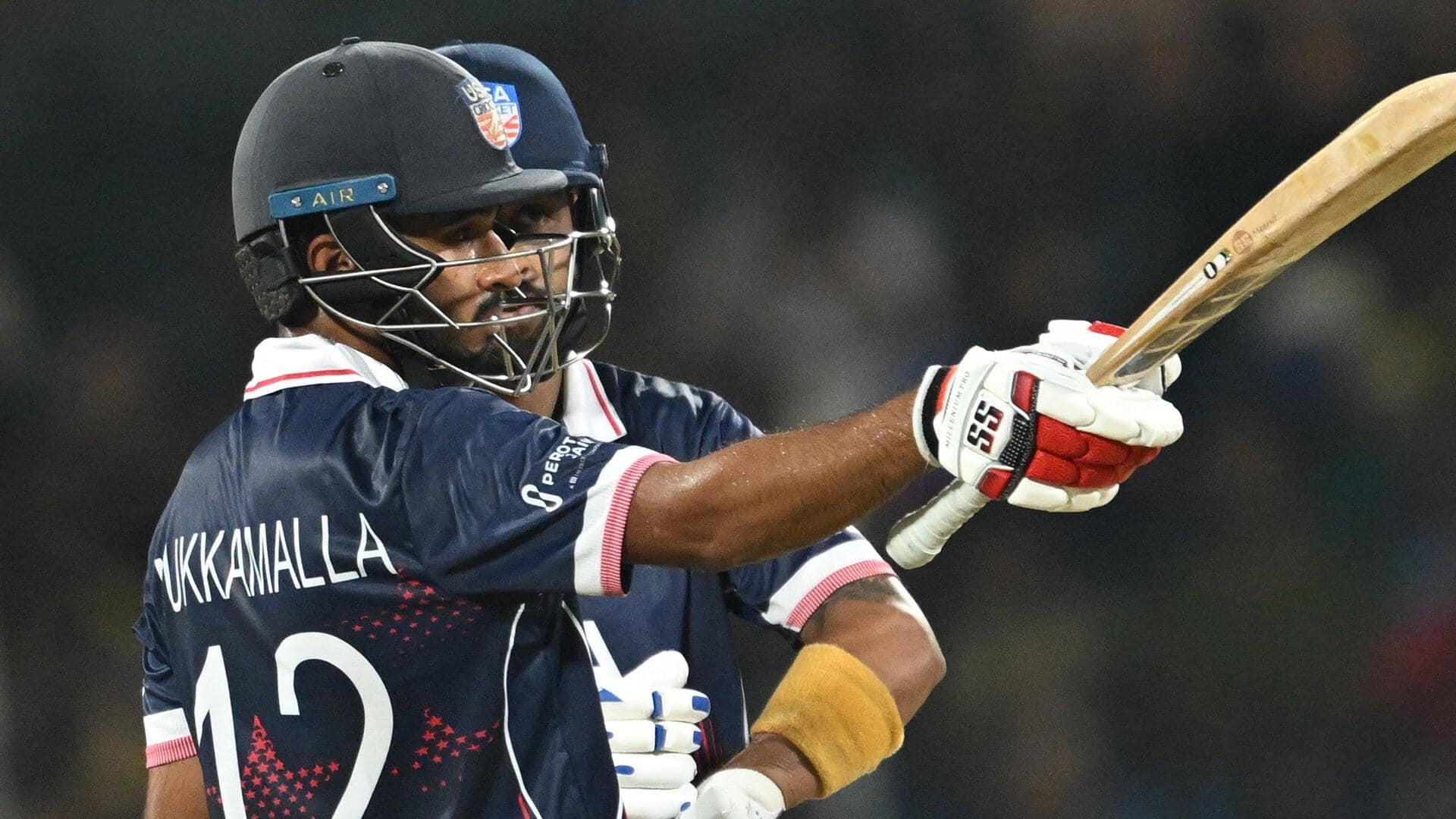 USA बनाम नीदरलैंड: साईतेजा मुक्कमल्ला ने टी-20 विश्व कप में जड़ा अपना पहला अर्धशतक 