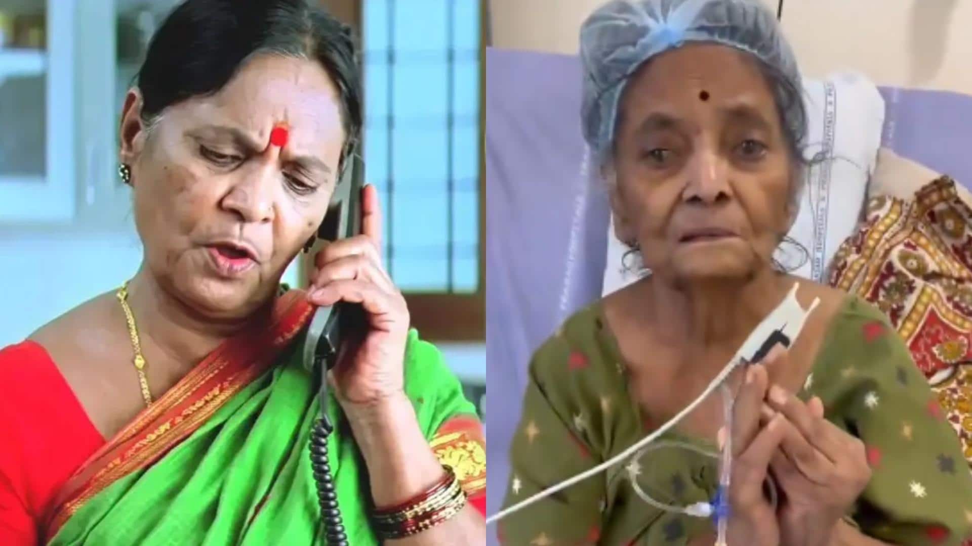 तेलुगु सिनेमा की दिग्गज अभिनेत्री पावला श्यामला का दिल का दौरा पड़ने से निधन