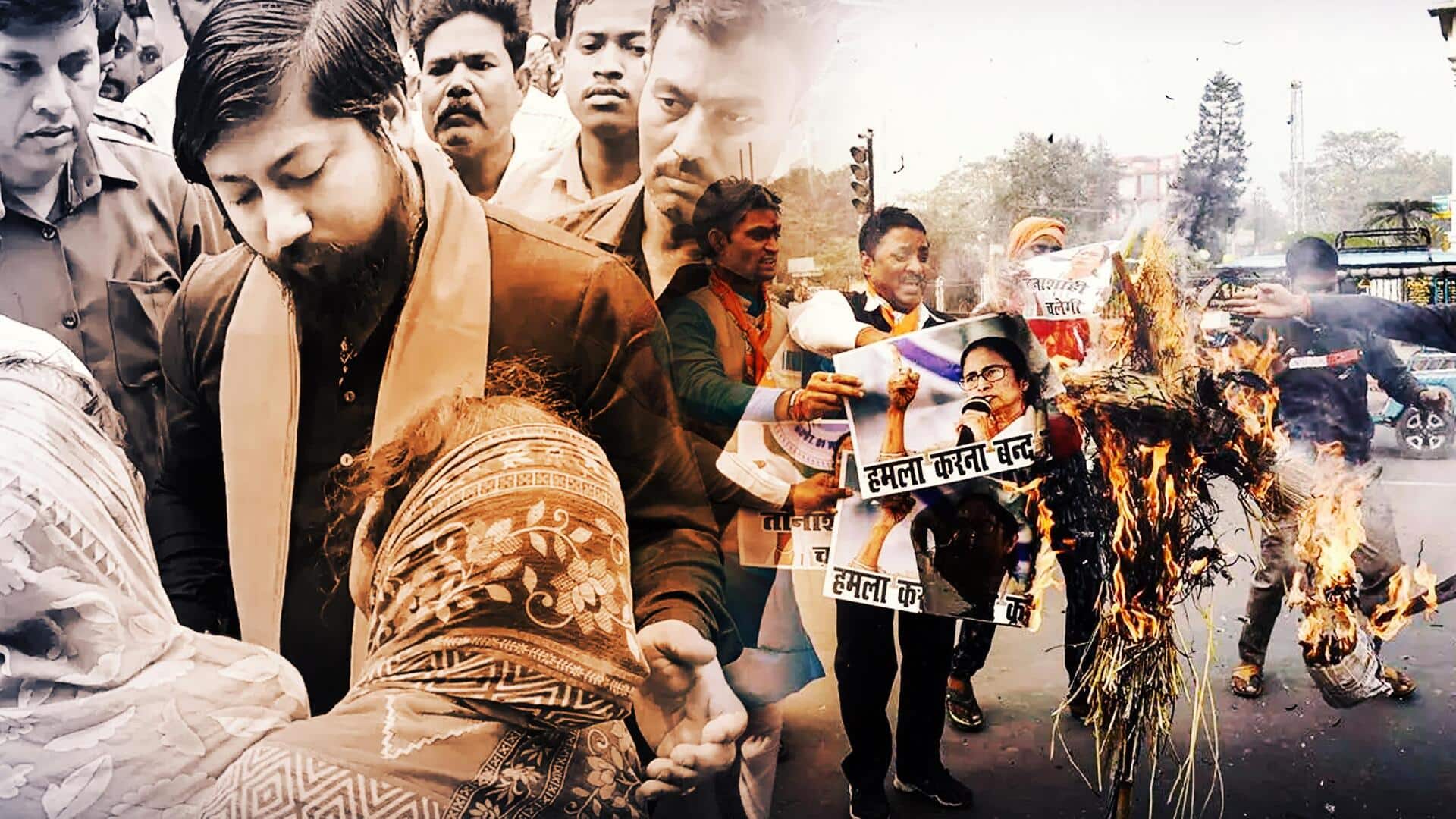 पश्चिम बंगाल: नंदीग्राम में TMC-भाजपा कार्यकर्ता भिड़े; एक की मौत, 7 घायल