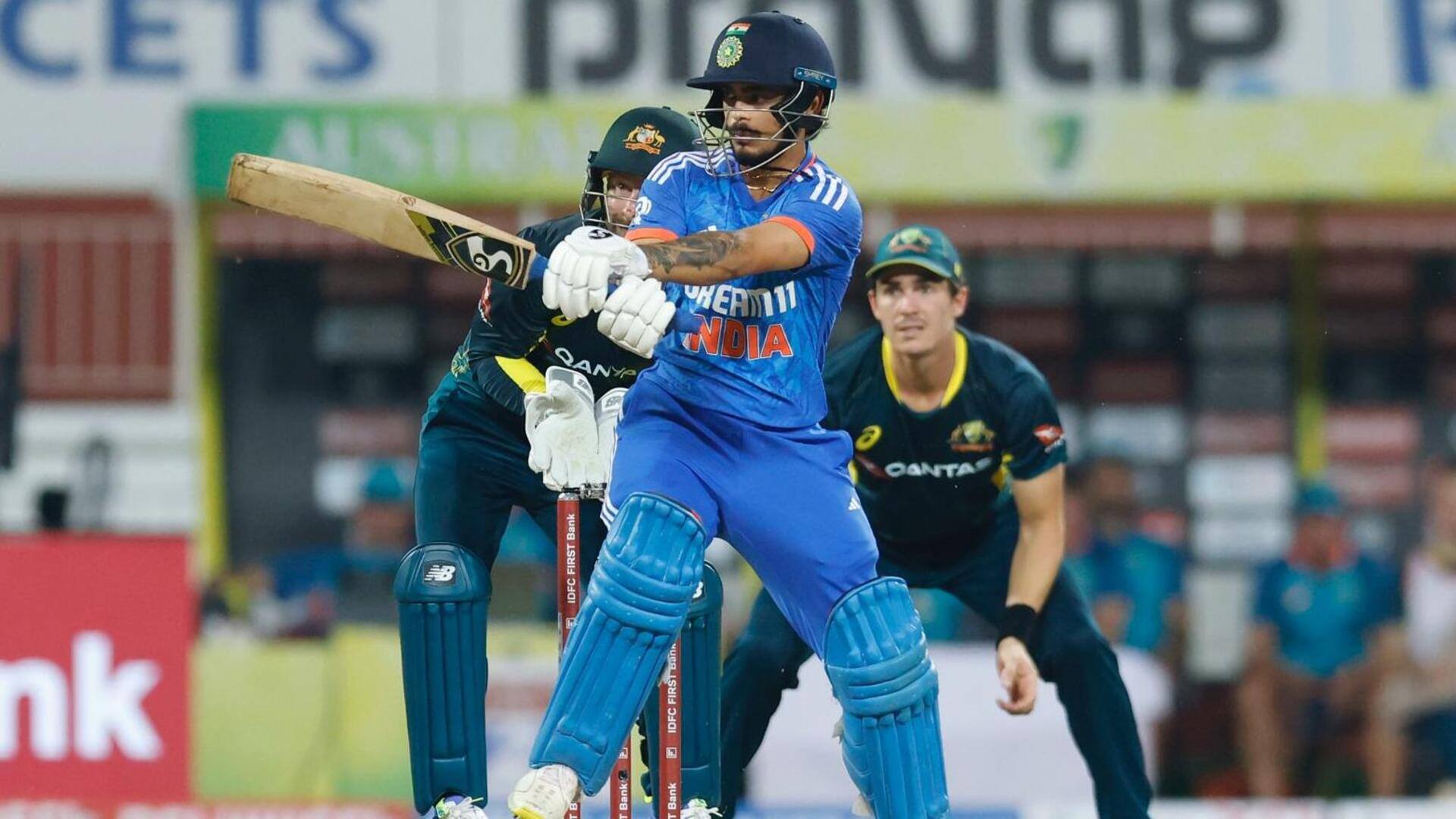 भारत बनाम ऑस्ट्रेलिया: ईशान किशन टी-20 अंतरराष्ट्रीय में सर्वाधिक 50+ स्कोर बनाने वाले भारतीय विकेटकीपर बने