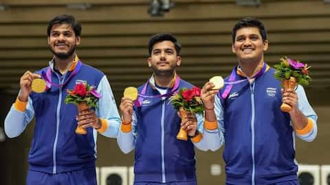 एशियाई खेल 2026: ऐश्वर्य प्रताप, नीरज और रुद्रांक्ष ने निशानेबाजी में भारत को दिलाया रजत पदक