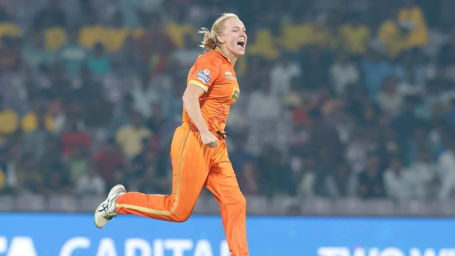 WPL 2026 नीलामी: किम गार्थ को 50 लाख रुपये में गुजरात जायंट्स ने खरीदा 