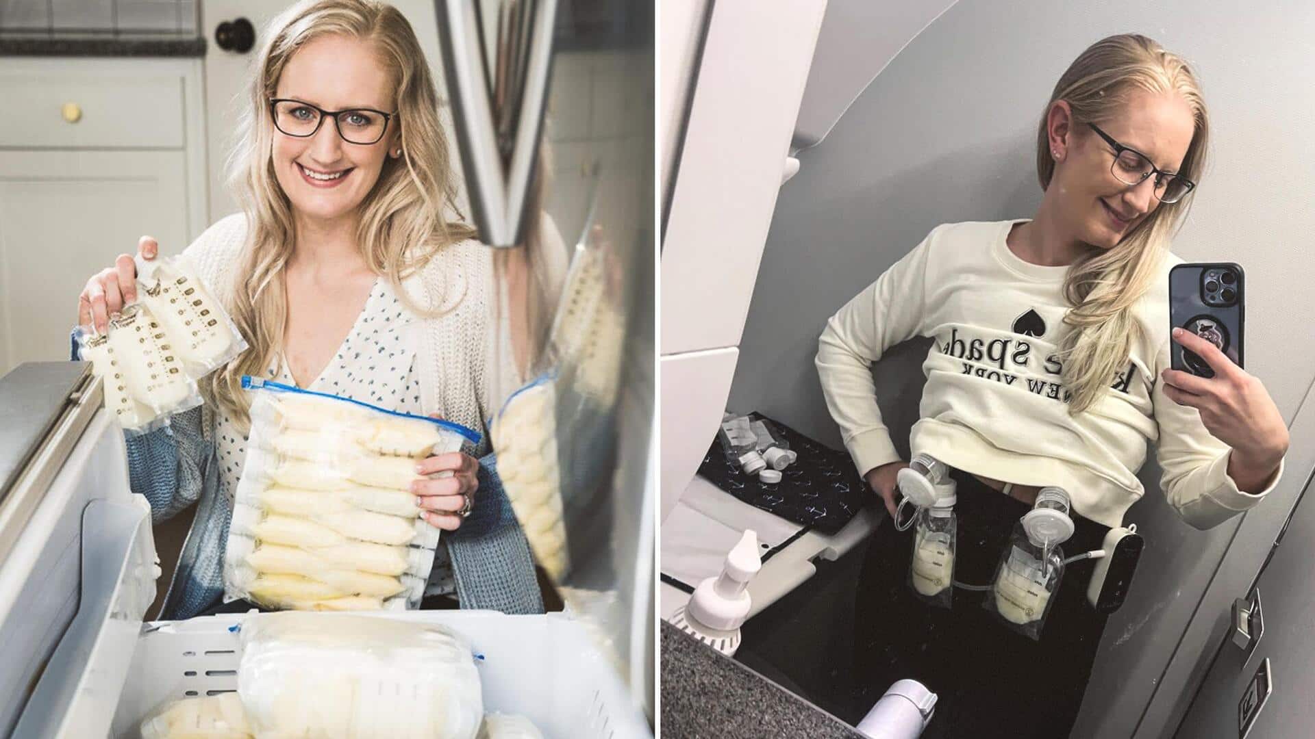 अमेरिकी महिला ने स्तन दूध दान कर बनाया विश्व रिकॉर्ड, ब्रेस्टमिल्क ओवरफ्लो सिंड्रोम से है पीड़ित