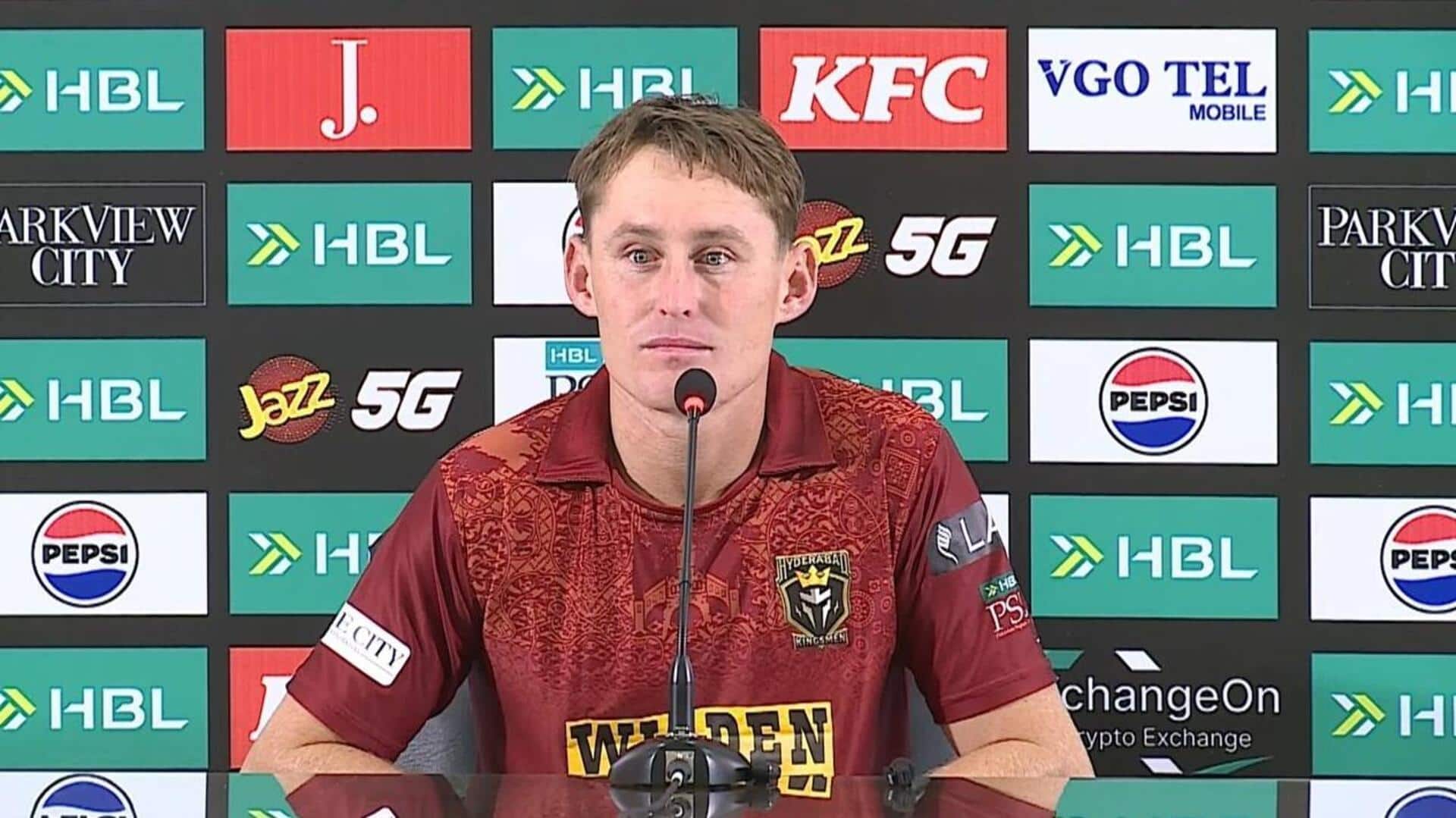 PSL में जर्सी का रंग निकलने से लाल हुई गेंद, मार्नश लाबुशेन ने दिया बड़ा बयान