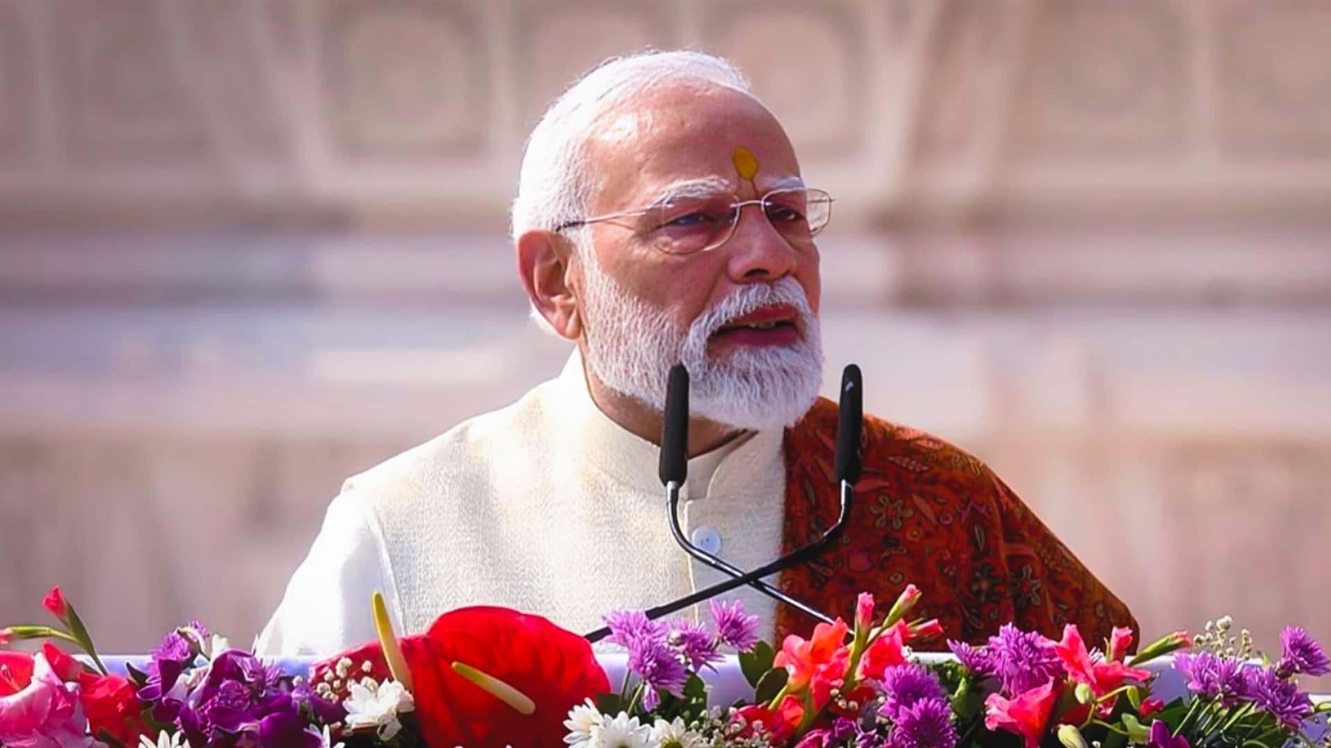 अयोध्या के राम मंदिर में प्रधानमंत्री मोदी ने कहा- सदियों के घाव भर रहे हैं