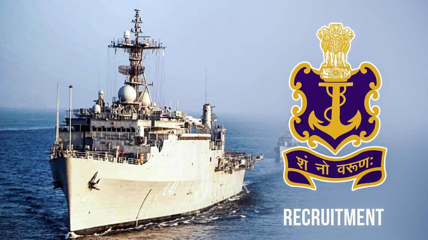 भारतीय नौसेना ने 1,500 से अधिक पदों पर निकाली भर्ती, ऐसे करें आवेदन