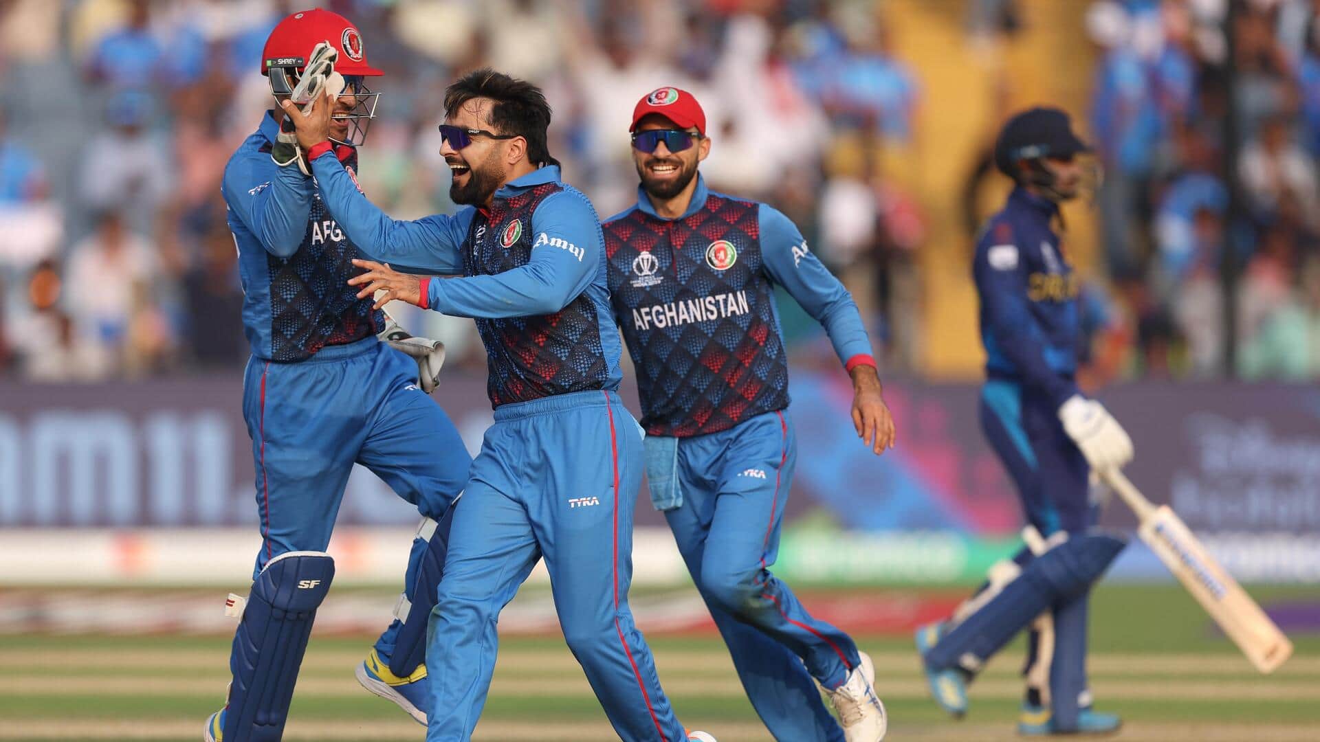 वनडे विश्व कप 2023: श्रीलंका ने अफगानिस्तान को दिया 242 का लक्ष्य, फारूकी की उम्दा गेंदबाजी 