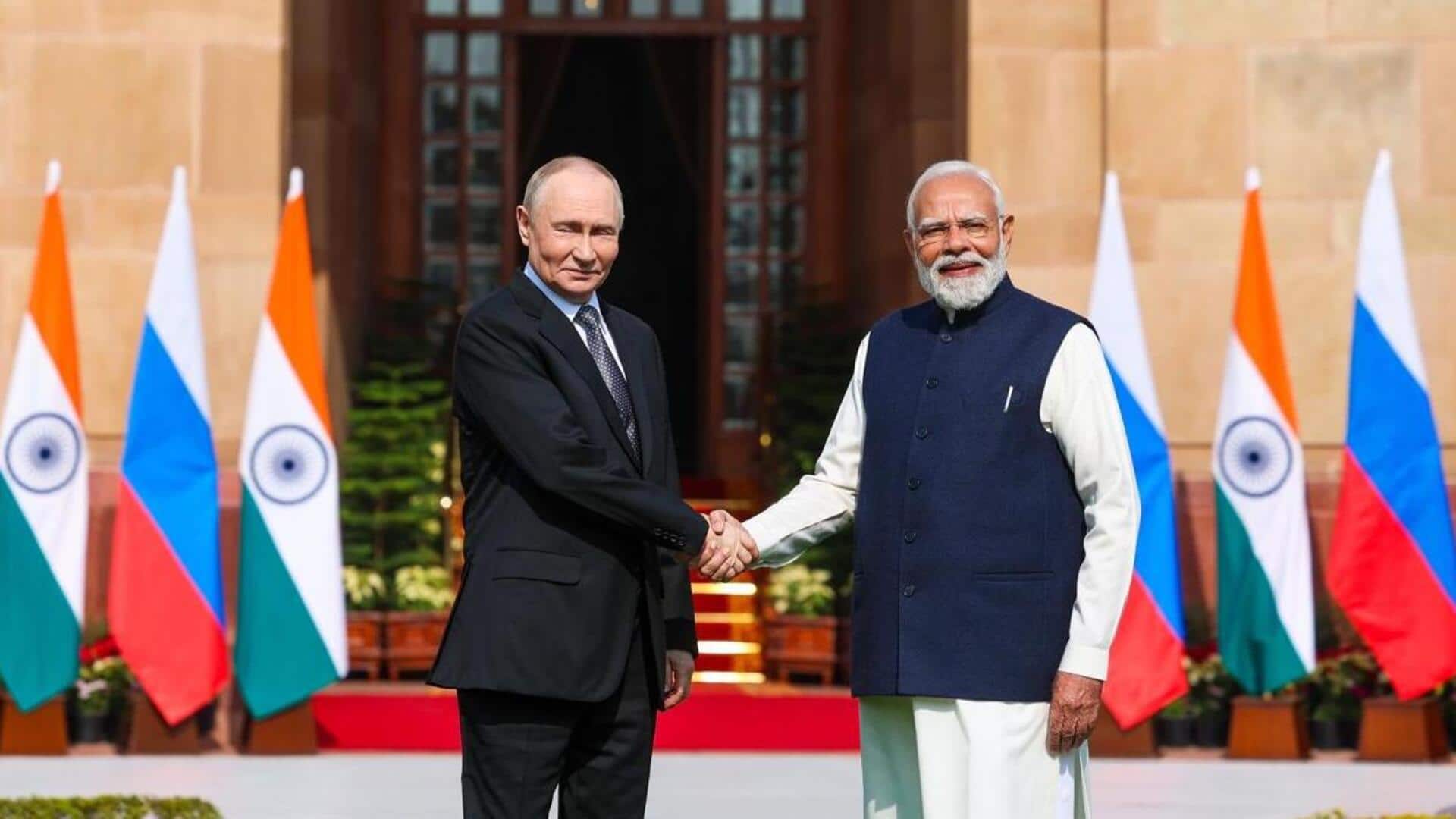 मोदी-पुतिन के बीच हैदराबाद हाउस में द्विपक्षीय वार्ता, यूक्रेन युद्ध पर शांतिपूर्ण समाधान का आश्वासन