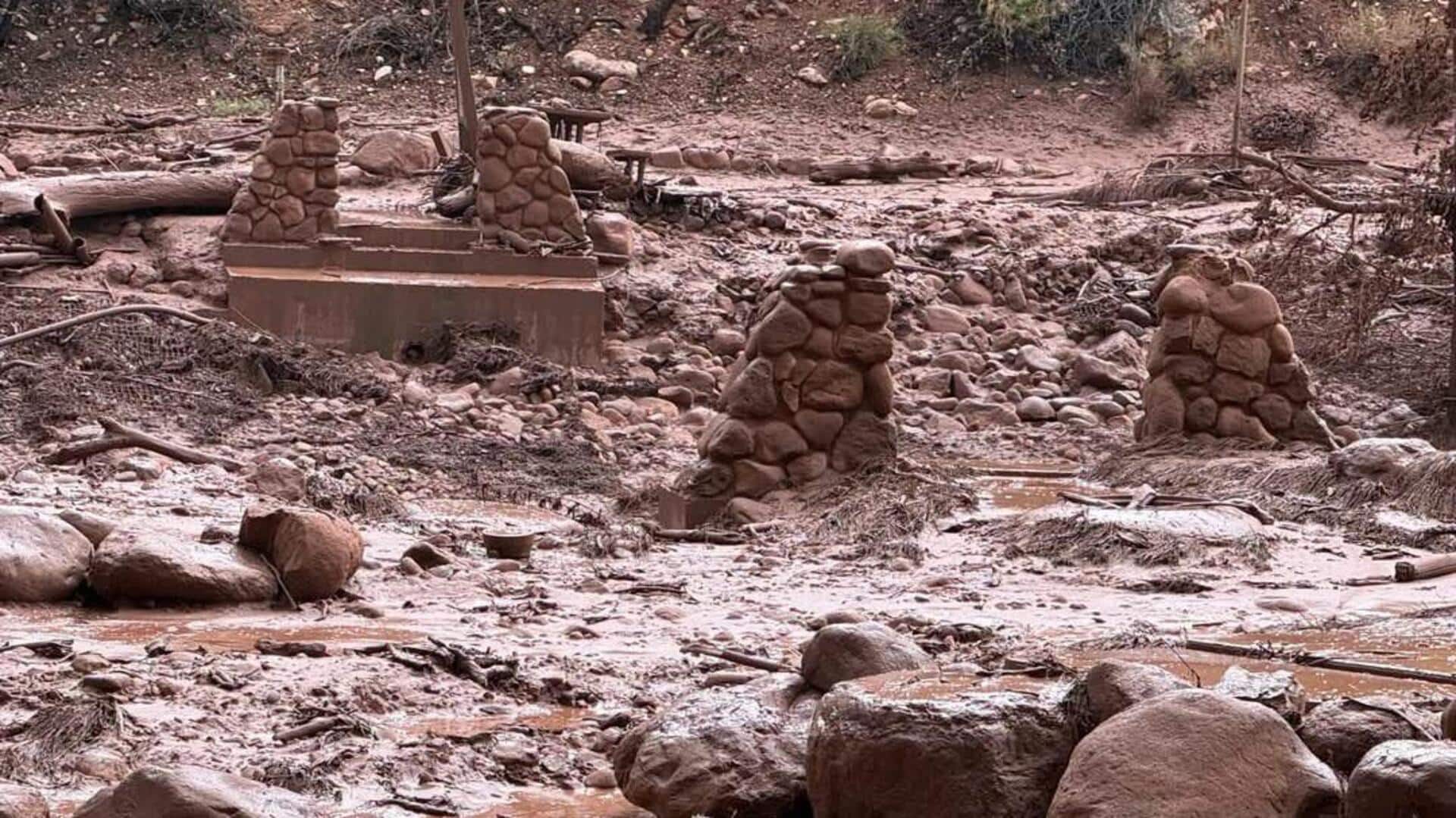 अमेरिका के ग्रैंड कैन्यन में अचानक आई भयावह बाढ़; 1 की मौत, 20 लोग लापता