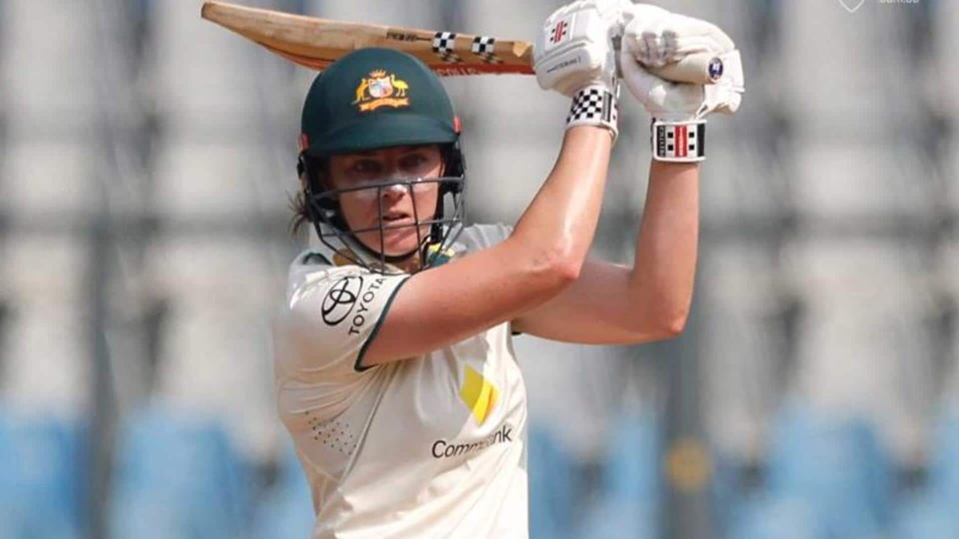 भारत बनाम ऑस्ट्रेलिया: ताहलिया मैकग्राथ ने बनाया टेस्ट करियर का सर्वाधिक स्कोर, जानिए उनके आंकड़े