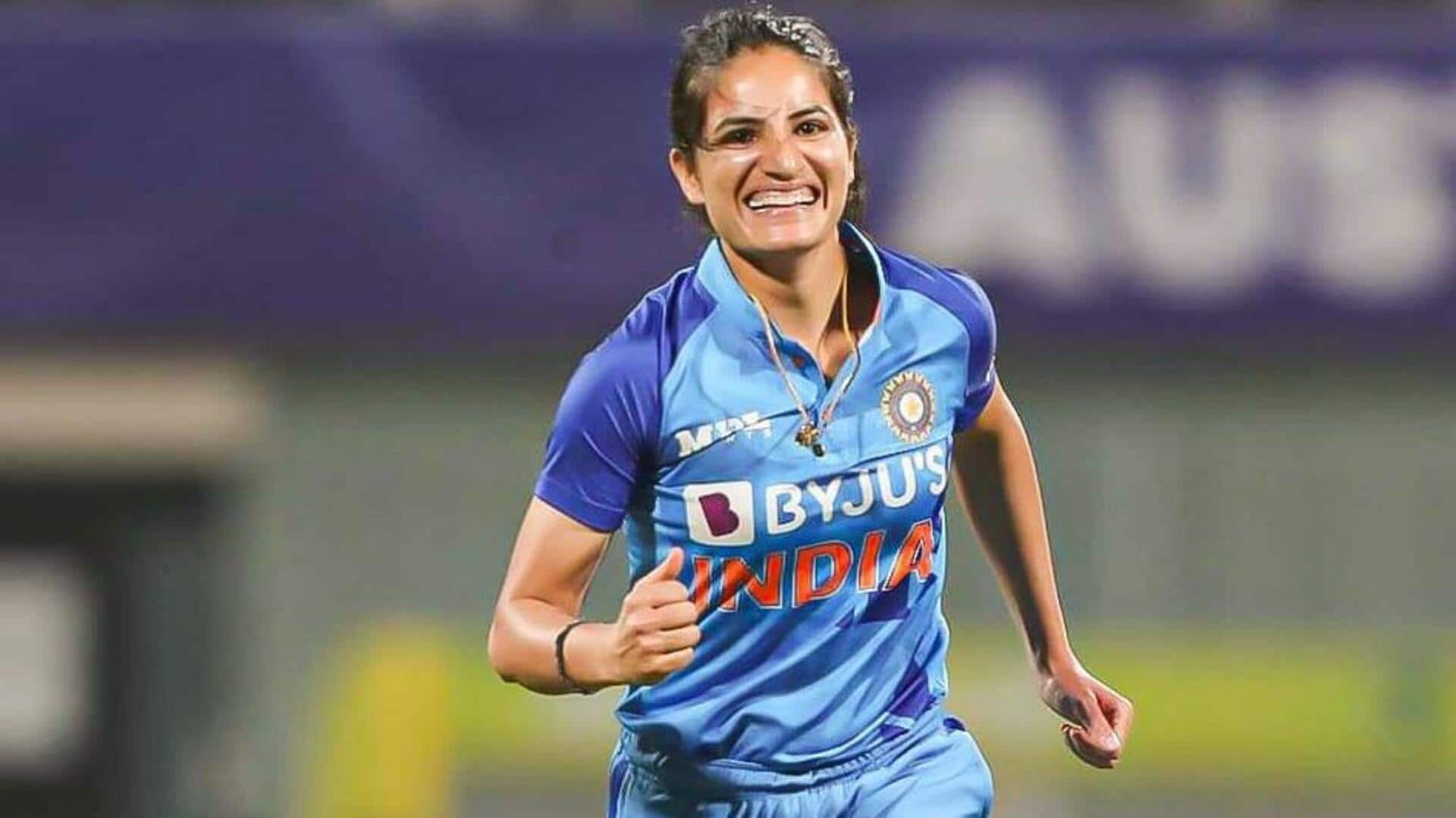 रेणुका सिंह बनीं टी-20 अंतरराष्ट्रीय में 5 विकेट लेने वाली तीसरी भारतीय महिला, बनाए ये रिकॉर्ड