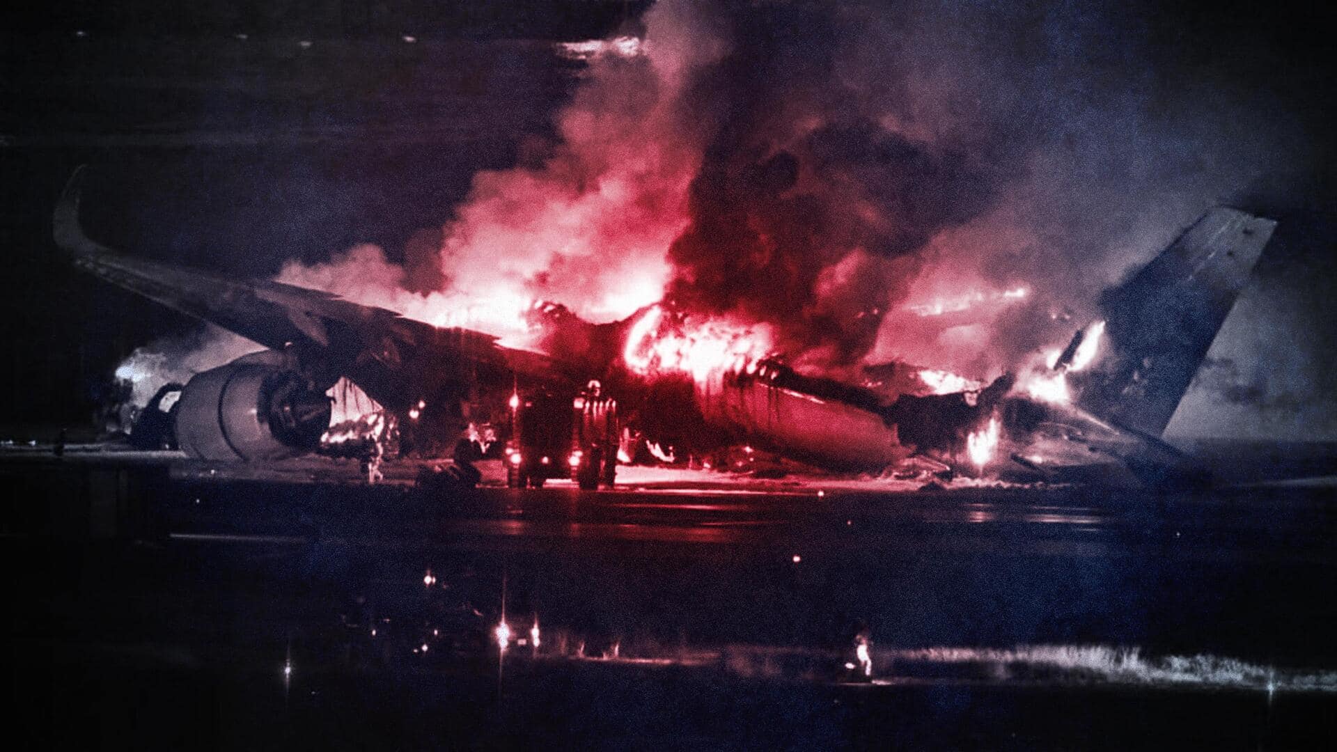 जापान: दूसरे विमान से टकराकर जलकर खाक हुआ यात्री विमान, चमत्कारिक तरीके से बचे 367 यात्री