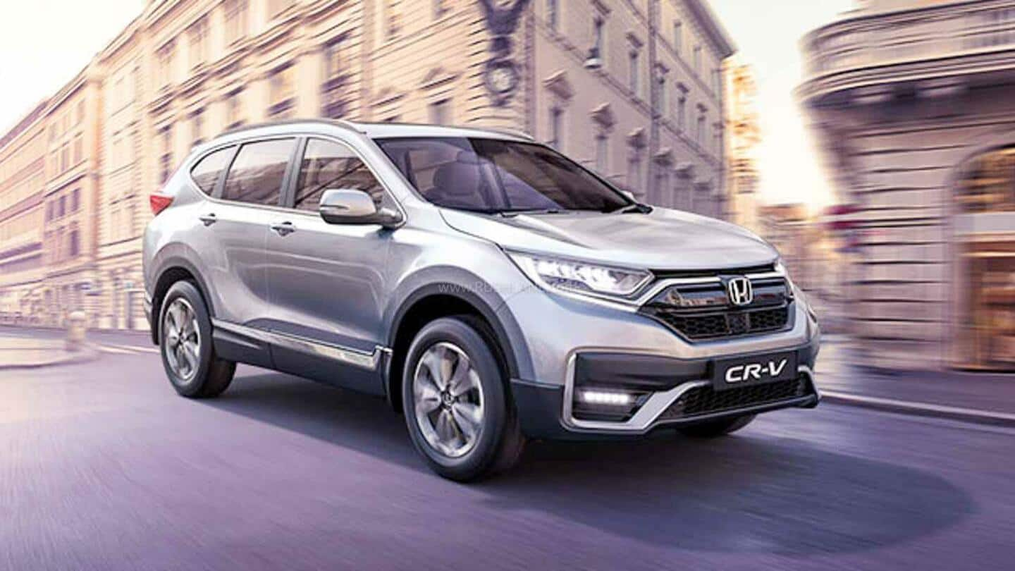 होंडा ने जारी की नई CR-V की टीजर इमेज, इन फीचर्स के साथ आएगी कार