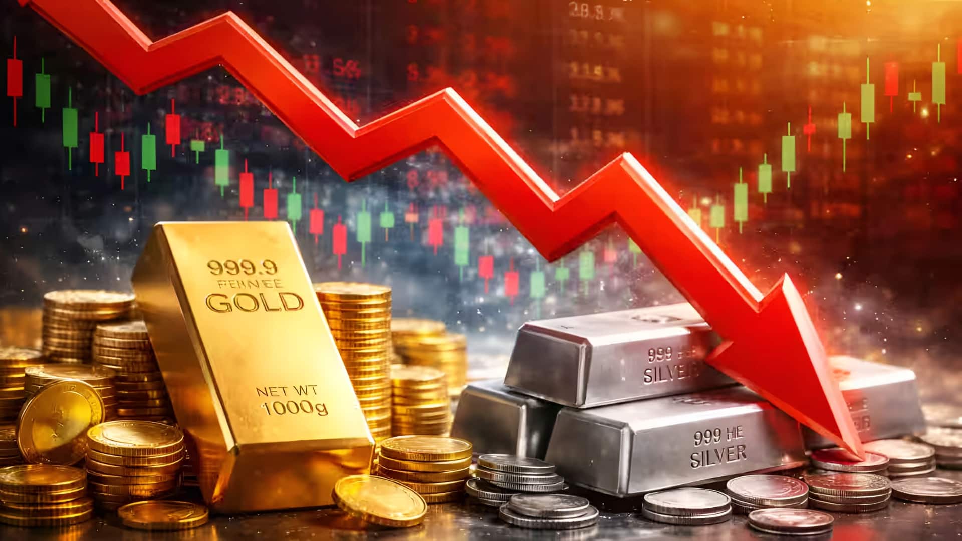 सोने-चांदी की कीमतों में फिर आई गिरावट, जानिए क्या है कारण