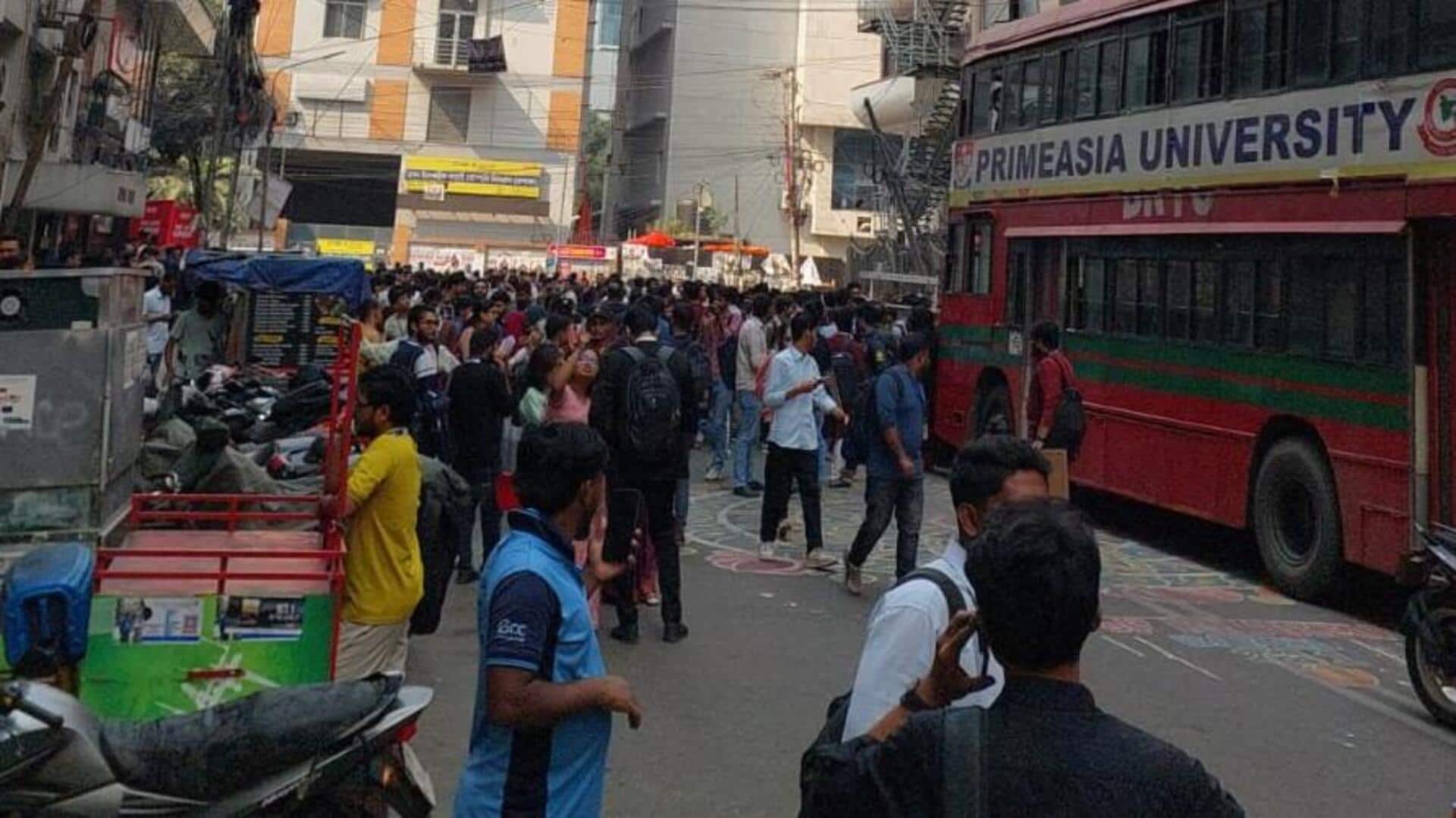 बांग्लादेश: ढाका में 5.7 तीव्रता के भूकंप से 6 की मौत, कोलकाता समेत पूर्वोत्तर में झटके