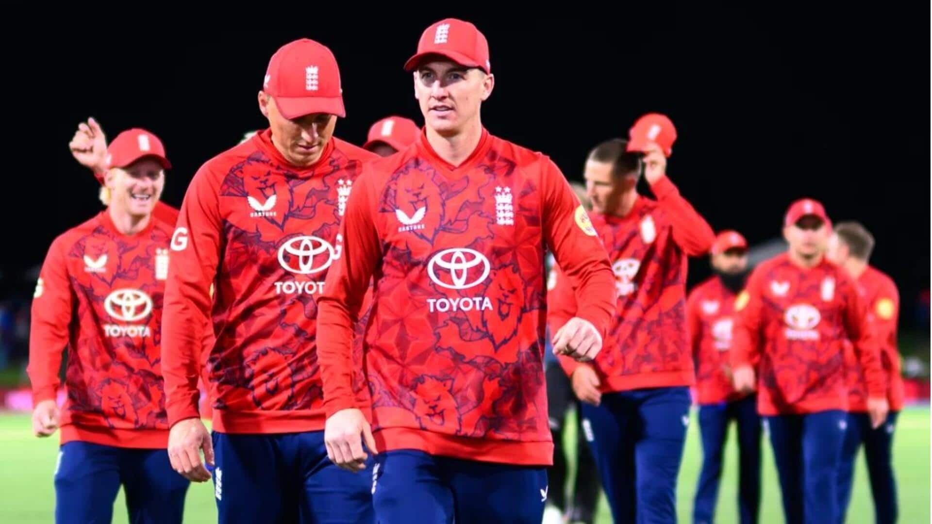 टी-20 विश्व कप 2026 के लिए इंग्लैंड की टीम घोषित, हैरी ब्रूक बनाए गए कप्तान 