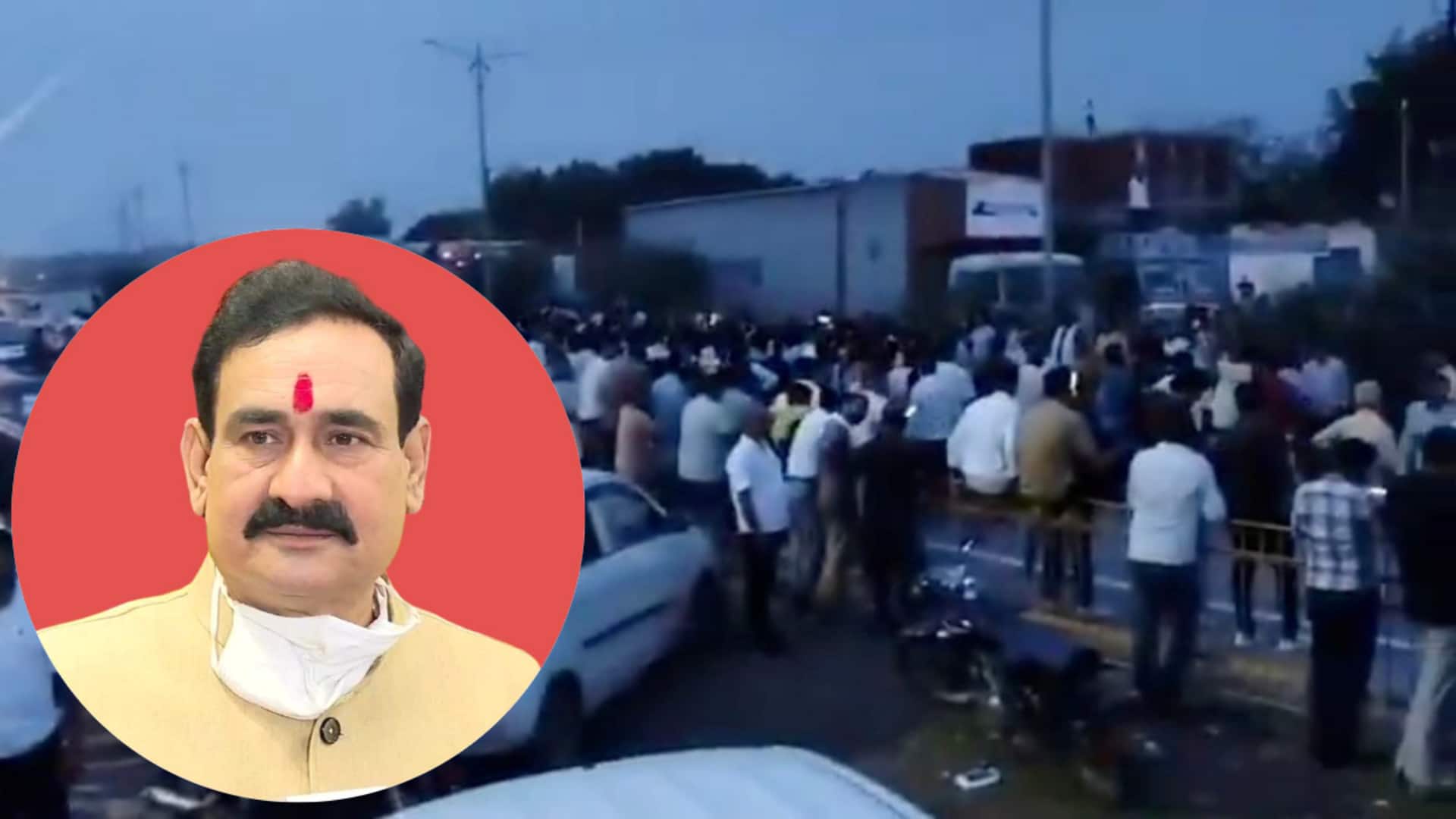 मध्य प्रदेश: नरोत्तम मिश्रा को टिकट न मिलने पर समर्थकों का हंगामा, 8 पुलिसकर्मी घायल