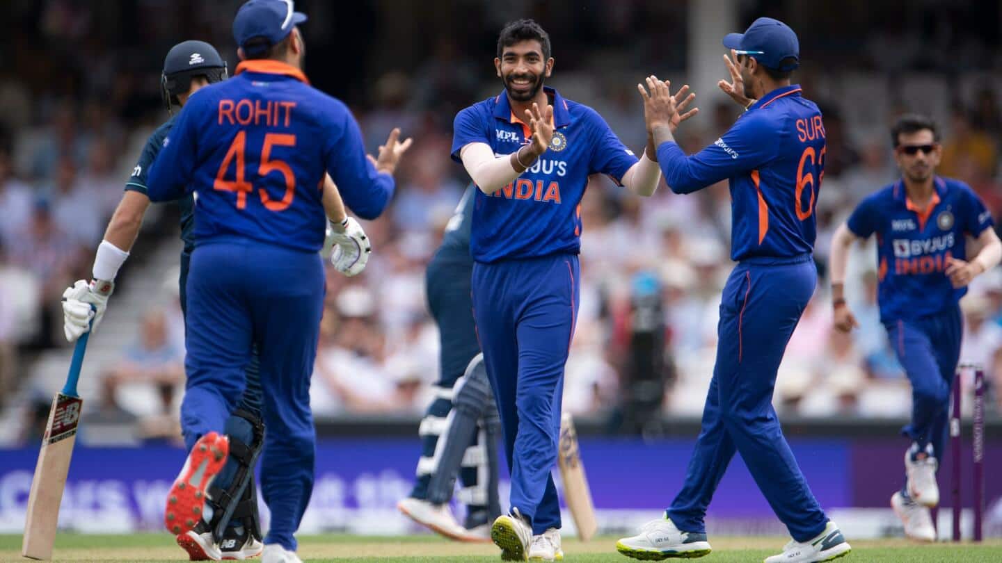 इंग्लैंड ने बनाया भारत के खिलाफ न्यूनतम वनडे स्कोर, 110 रनों पर सिमटी टीम