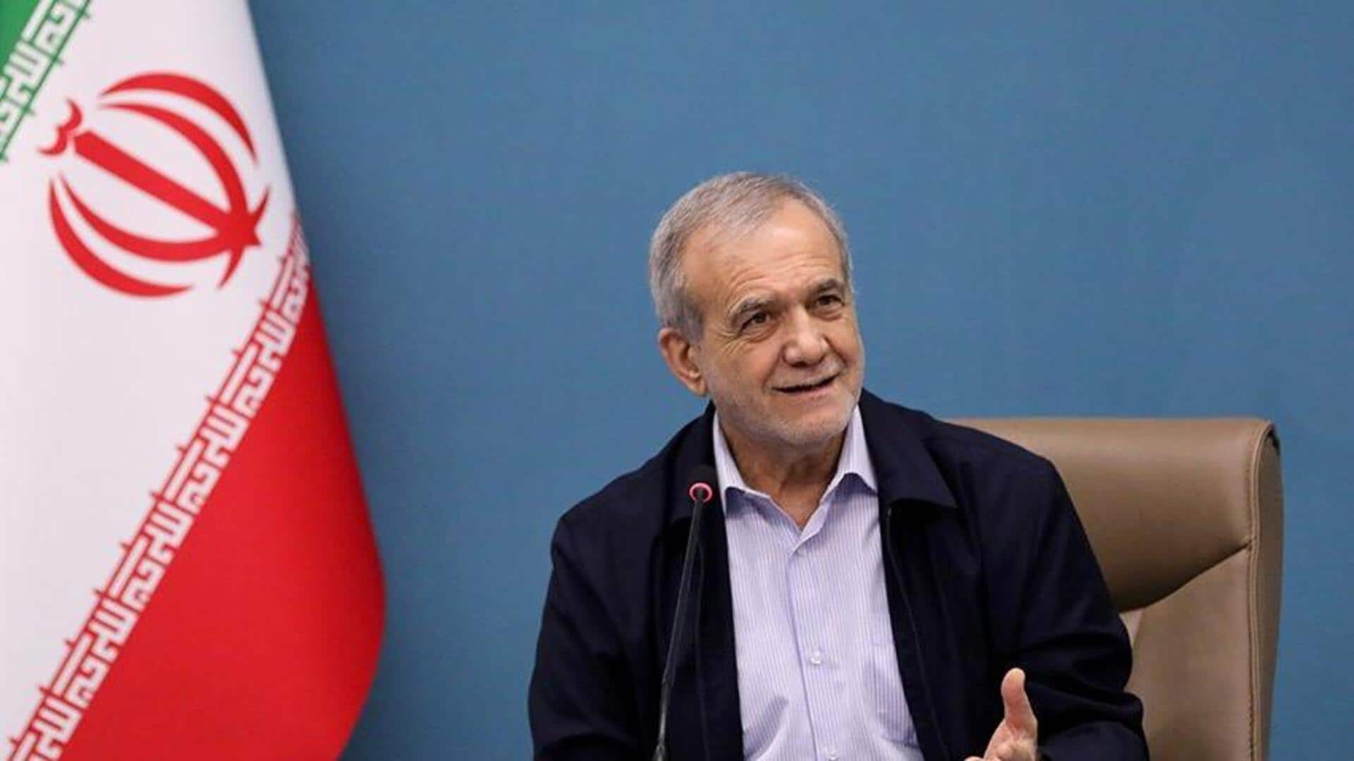 ईरानी राष्ट्रपति मसूद पेजेश्कियन ने अमेरिकी जनता को पत्र लिखा, कहा- इजरायल का प्रॉक्सी बना अमेरिका