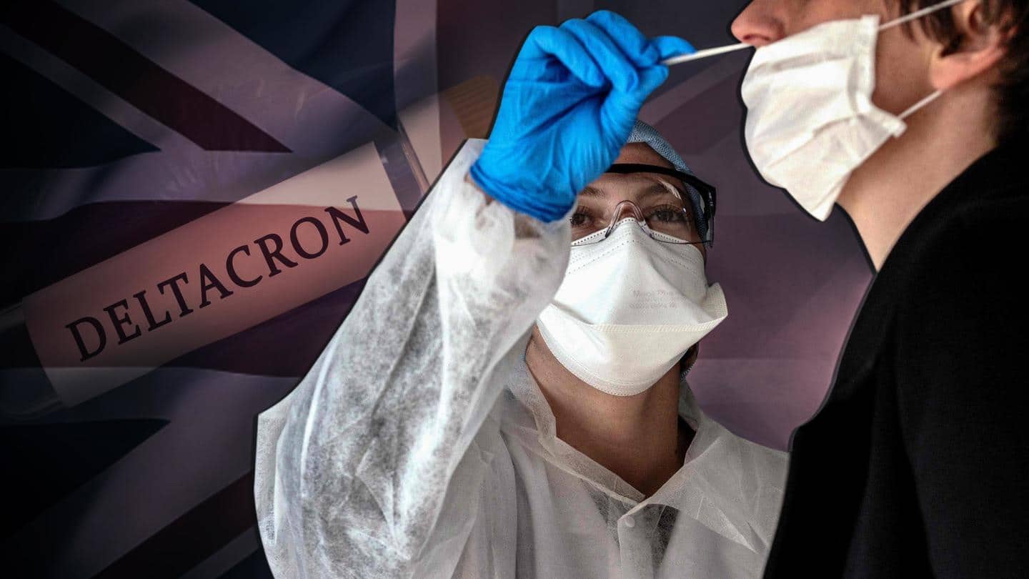 कोरोना वायरस: इंग्लैंड में मिला डेल्टाक्रॉन, स्वास्थ्य एजेंसी रख रही नजर