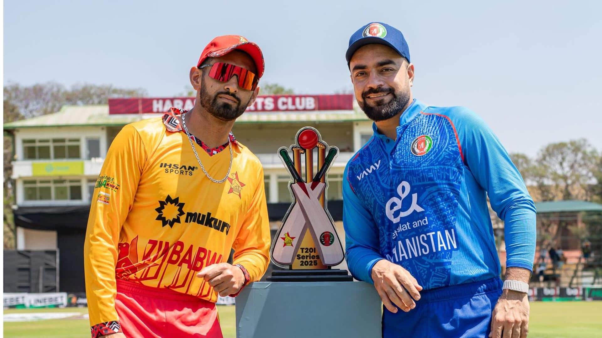 अफगानिस्तान ने पहले टी-20 मैच में जिम्बाब्वे को हराया, ये बने रिकॉर्ड्स 