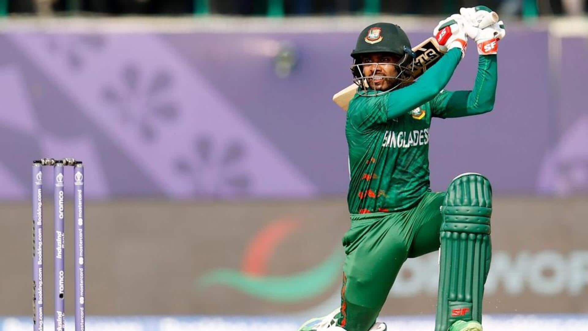 वनडे विश्व कप: बांग्लादेश ने भारत को दिया 257 रन का लक्ष्य, हसन-लिटन ने जमाए अर्धशतक