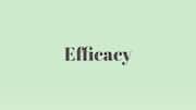 Word of the Day: Efficacy