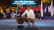 By the numbers: Jannik Sinner's record at Beijing Open