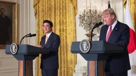 Japanese PM praises Trump for air-strike call on Syria Japanese PM praises Trump for air-strike call on Syria