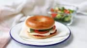 Love bagels? Try this creamy pesto twist