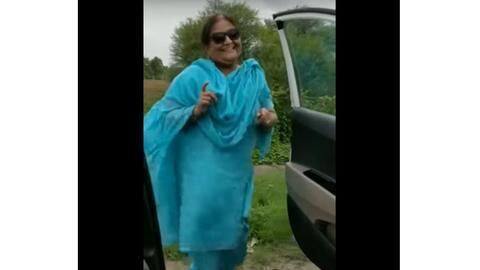 55-year-old Vadodara aunty's 'Kiki Challenge' video goes viral 55-year-old Vadodara aunty's 'Kiki Challenge' video goes viral