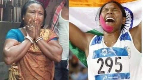 Chain snatchers attack Asian Games gold medalist Swapna Barman's mother Chain snatchers attack Asian Games gold medalist Swapna Barman's mother