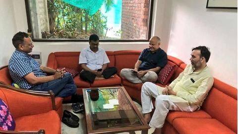 Arvind Kejriwal's dharna continues for the sixth-day at L-G office Arvind Kejriwal's dharna continues for the sixth-day at L-G office