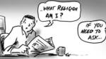 Spends 2 minutes/day on religion, when mom asks him to