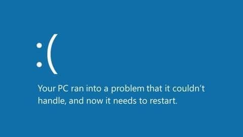 Don't update! Latest Windows release causes 'blue screen of death' Don't update! Latest Windows release causes 'blue screen of death'