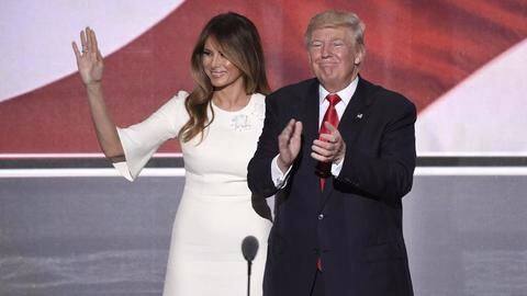 Donald and Melania Trump's wedding cake up for auction Donald and Melania Trump's wedding cake up for auction