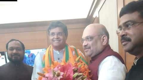 Ahead of elections, former BJD MP Baijayant Panda joins BJP Ahead of elections, former BJD MP Baijayant Panda joins BJP