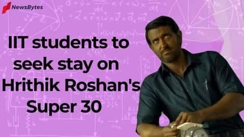 Fresh trouble for Hrithik's 'Super 30', IITians call movie 'inauthentic' Fresh trouble for Hrithik's 'Super 30', IITians call movie 'inauthentic'
