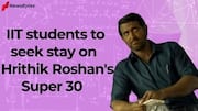 Fresh trouble for Hrithik's 'Super 30', IITians call movie 'inauthentic'