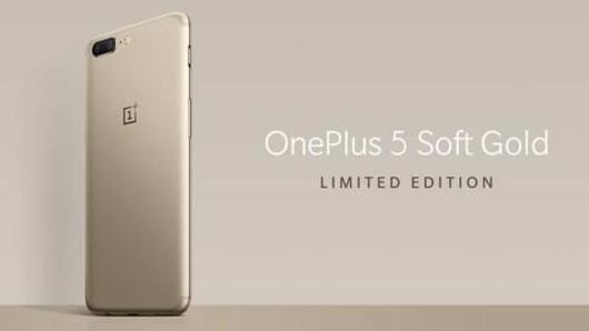 Limited-edition Soft Gold OnePlus 5 launched in India