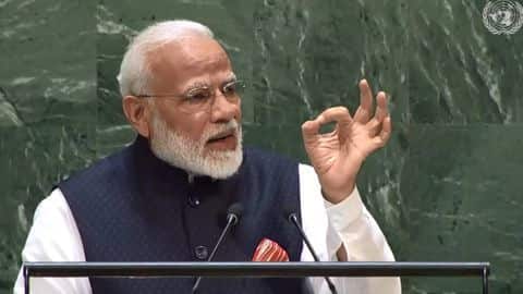 New York: PM Modi addresses United Nations General Assembly (UNGA) New York: PM Modi addresses United Nations General Assembly (UNGA)