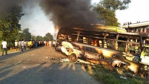 Bareilly- At least 22 killed as bus collides with truck Bareilly- At least 22 killed as bus collides with truck