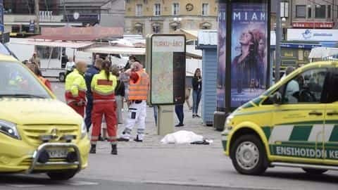 Attacks in Finland's Turku: Man held for stabbing several people