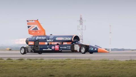 World's fastest rocket car completes its first trial World's fastest rocket car completes its first trial