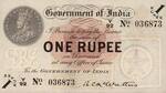 First Re 1 note had illustration of King George V