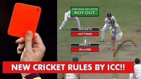 New cricket rule changes to be implemented from 28 September New cricket rule changes to be implemented from 28 September