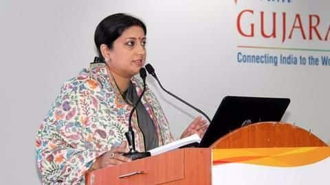 PM Modi tweets out Smriti Irani's speech PM Modi tweets out Smriti Irani's speech