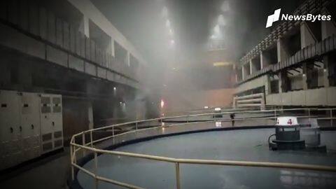Telangana: Fire at Srisailam dam power plant; 9 staffers trapped Telangana: Fire at Srisailam dam power plant; 9 staffers trapped